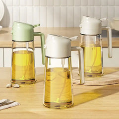 2-In-1 Oil Spray Bottle Multifunction Glass