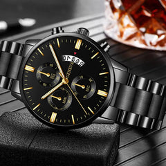 Fashion Men Stainless Steel Watch