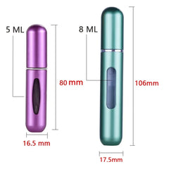 Refillable Mini Perfume Bottle Portable Cosmetic Bottle Spray Bottle Atomizer Spray Container Travel Refillable Bottles 8ml /5ml