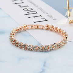 Luxury Roman Crystal Bracelet