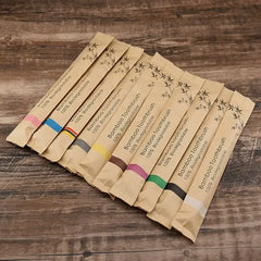 10pcs Bamboo Toothbrushes Colorful Toothbrus