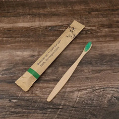 10pcs Bamboo Toothbrushes Colorful Toothbrus